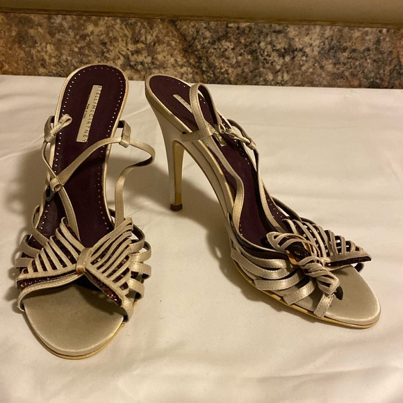 Stella McCartney strappy sandals heels size 39.5 - Picture 1 of 16